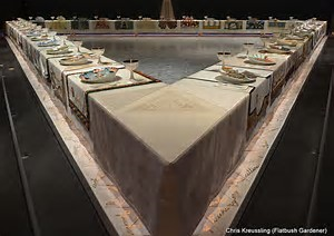 جودي شيكاغو " حفلة العشاء"تم إنتاج العمل في الفترة من 1974 إلى 